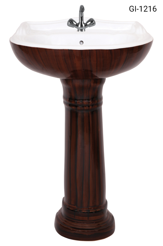 Wash basin with stand