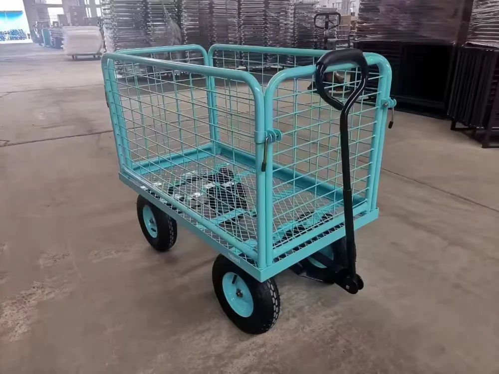 Stainless Steel Cage Trolley - Attributes: Strong