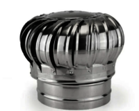 Roof Ventilator With Polycarbonate Base - Color: Silver