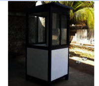 Frp Portable Security Cabin - Color: White