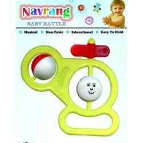 Designer Baby Rattle - Color: Red
