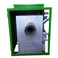 1 Kcal Mild Steel Biomass Pellet Burner - Color: Silver And Green