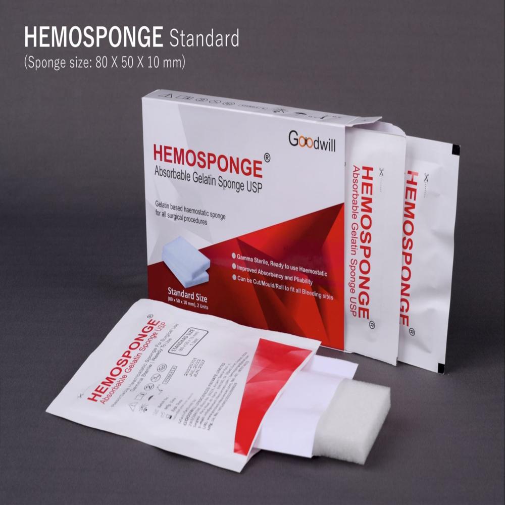 Hemosponge (absorbable sponge)