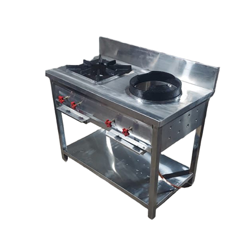 Ss 2 Burner Chinese Range - Gas Type: L.P. Gas