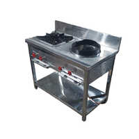 Ss 2 Burner Chinese Range - Gas Type: L.p. Gas