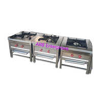 Stainless Steel Single Burner Cooking Range