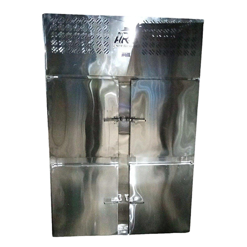 4 Door SS Vertical Refrigerator