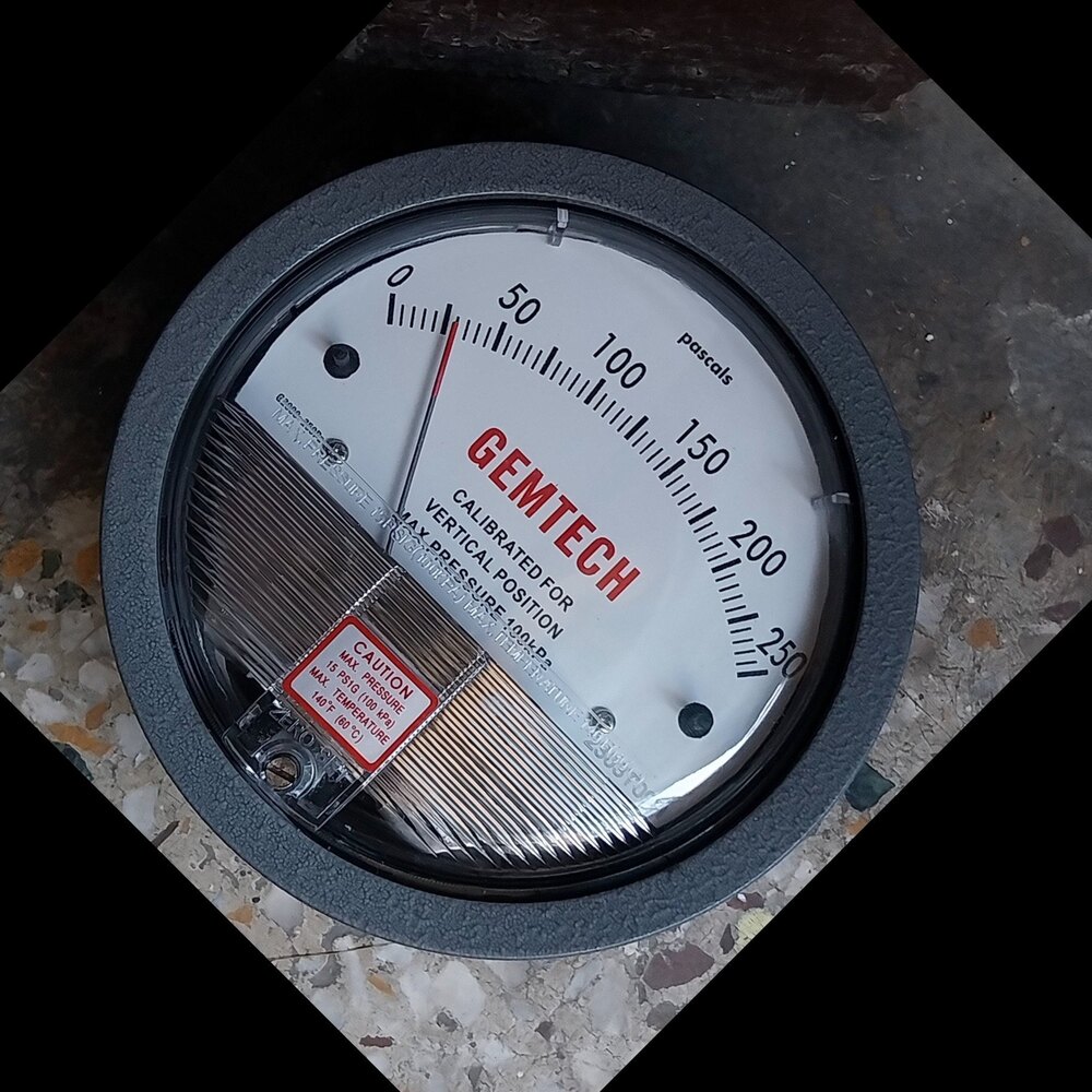 GEMTECH Differential Pressure Gauge Wholesaler For Banaskantha Gujarat