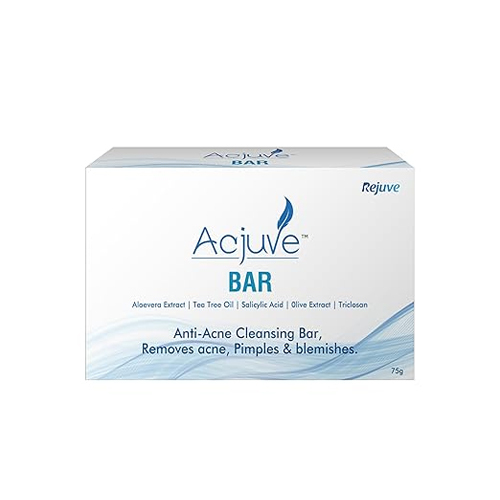 75gm Acjuve Anti Acne Cleansing Bar Removes Acne Pimple And Blemishes Bar