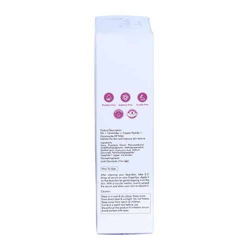 50ml Peladew Ceramides + Hyaluronic Acid + Copper Peptide Serum
