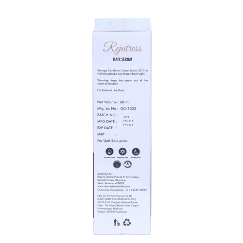 60ml Rejutress Redensyl Procapil Biotin Hair Serum