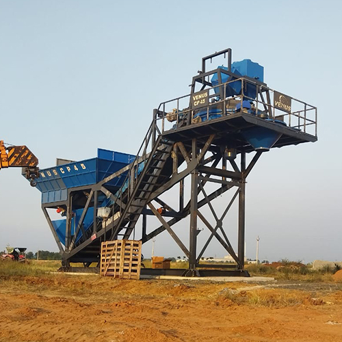 Concrete Batching Plant - Stainless Steel Structure, 220 Volt Electric Power Source, Plc Control System, Fully Automatic Operations, 1-year Warranty