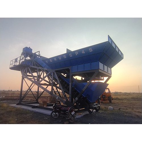 Concrete Batching Plant - Stainless Steel Structure, 220 Volt Electric Power Source, Plc Control System, Fully Automatic Operations, 1-year Warranty