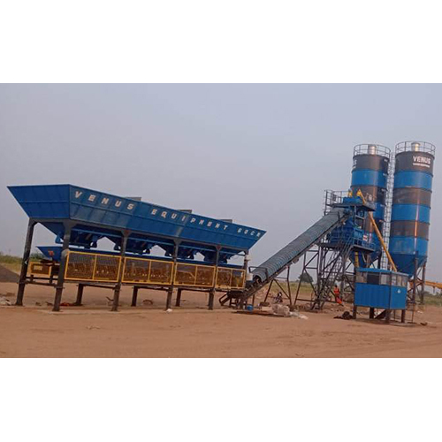 Concrete Batching Plant - Stainless Steel Structure, 220 Volt Electric Power Source, Plc Control System, Fully Automatic Operations, 1-year Warranty