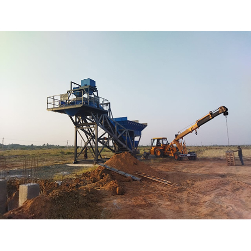 Concrete Batching Plant - Stainless Steel Structure, 220 Volt Electric Power Source, Plc Control System, Fully Automatic Operations, 1-year Warranty