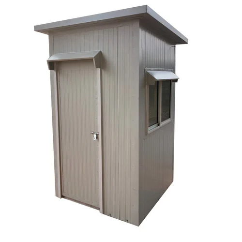 PUF Grey Prefabricated Portable Security Cabin