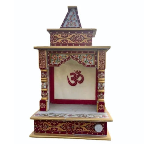 Polished Marble Home Temple - Color: White