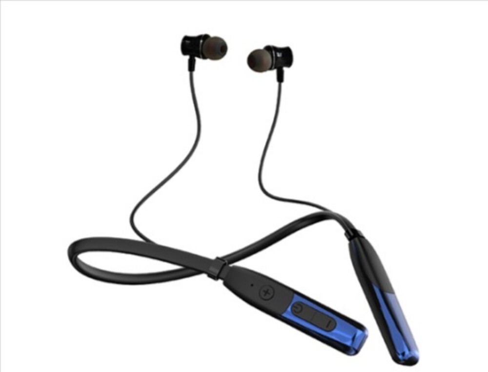 2250 250mah Magnetic On Off Neckband With Vibration Metal Earbuds