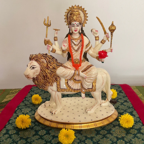 Marble Durga Maa Statues