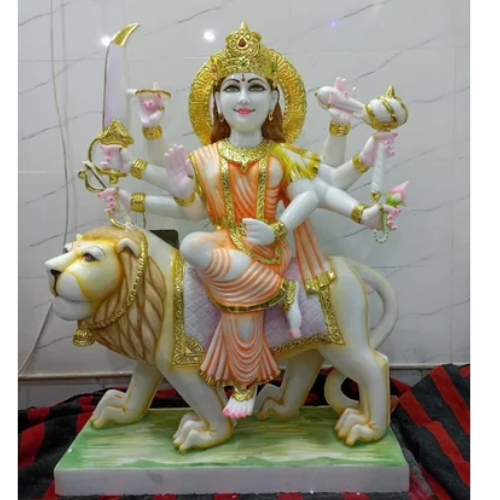 Marble Durga Maa Statues