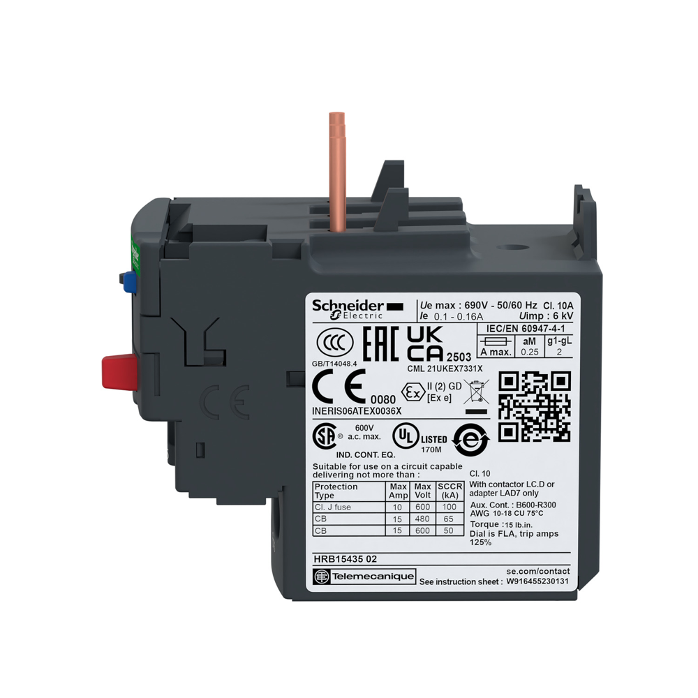 Tesys Lrd Thermal Overload Relays - 0.63...1 A - Class 10A - Feature: Good Quality