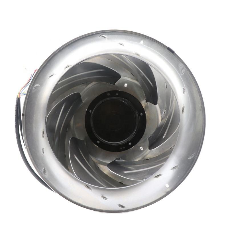 Ebmpapst R3g355-an04-71 450w 230v Ac 1710rpm Ip54 Ec Hvac Ffu Fan Filter Unit Air Conditioner Unit Centrifugal Cooling Fan - Color: Silver