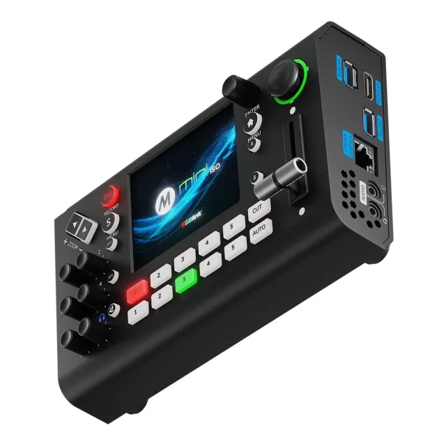 Rgblink Mini-iso 10-channel Video Mixer Switcher For Live Streaming - Application: Professional Av & Broadcast Setups