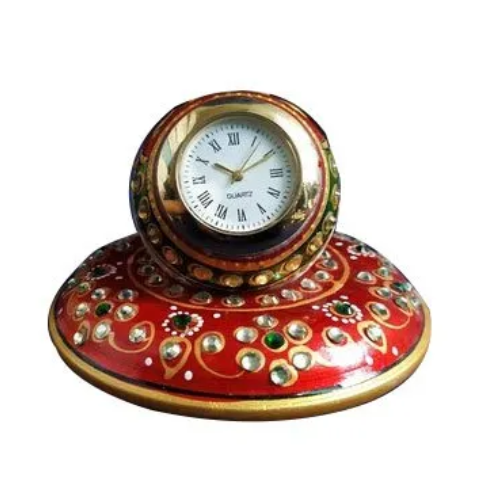 Painted Marble Stylish Clock