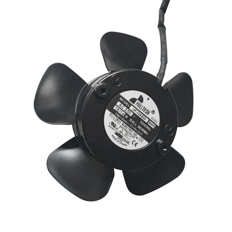 FULLTECH UF-12AE23BWHN 230V AC 16W 0.14A 85CFM 2700RPM Ball Bearing Frameless Spindle Motor Waterproof Axial Cooling Fan