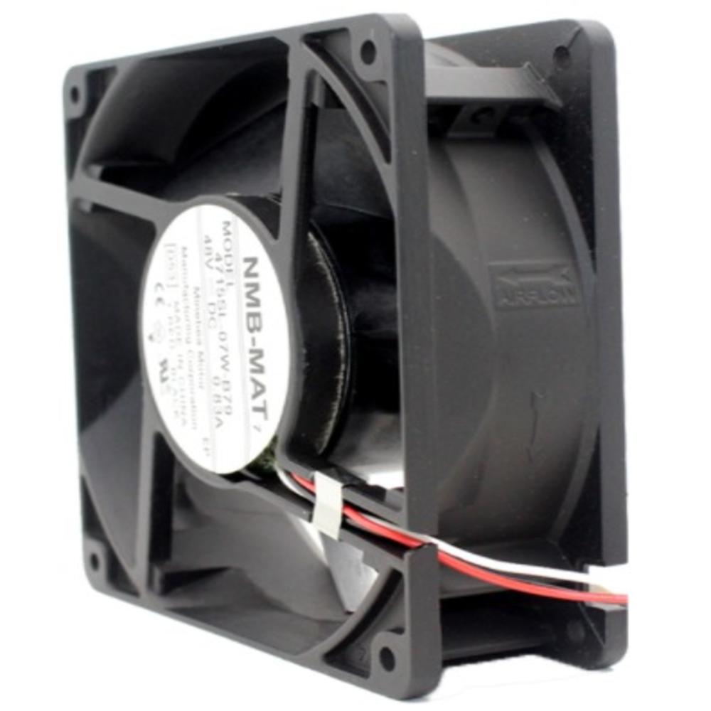 NMB 4715SL-07W-B79 48V DC 120X120X38mm 12038 12cm 39.84W 0.83A 201CFM 5100RPM Ball Bearing Inverter Cabinet Axial Cooling Fan
