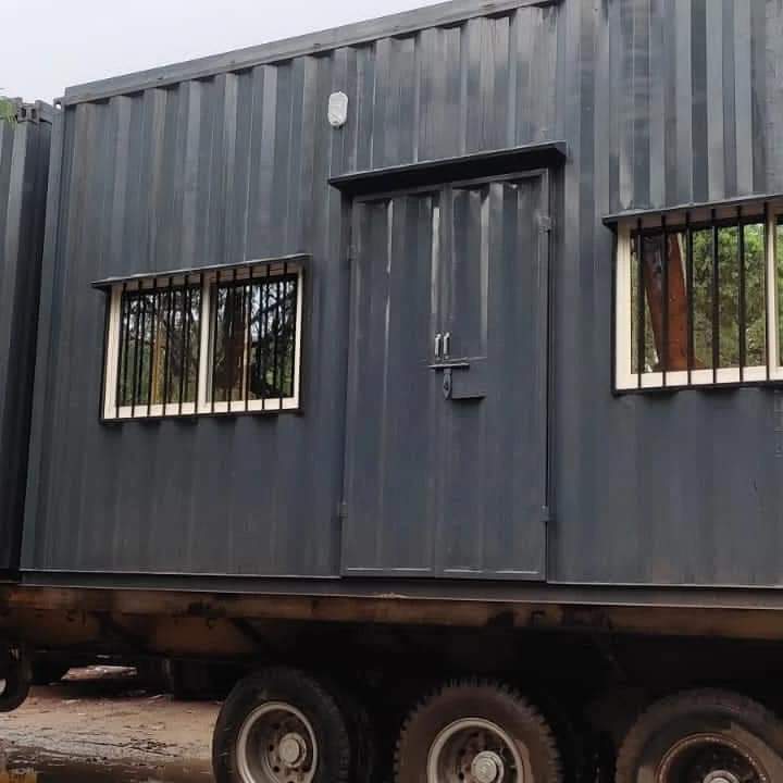 Ms Febricated Office Cabin 20x10 X 8.5 Foot - Color: Ad Gray