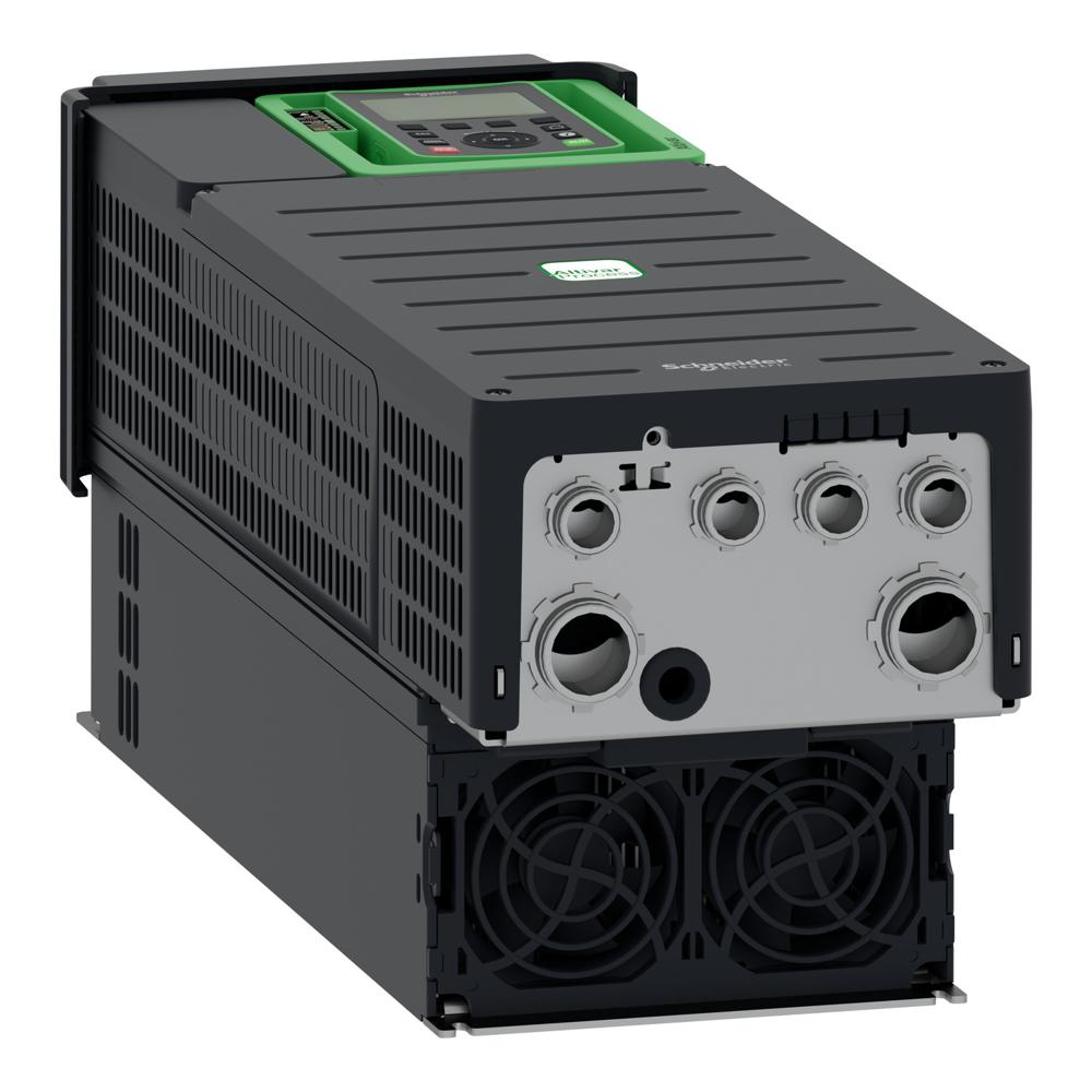 Atv630d15n4-variable Speed Drive, Altivar Process Atv600, Atv630, 15kw, 20hp, 380 To 480v, Ip21, Ul Type 1 - Color: Black-green