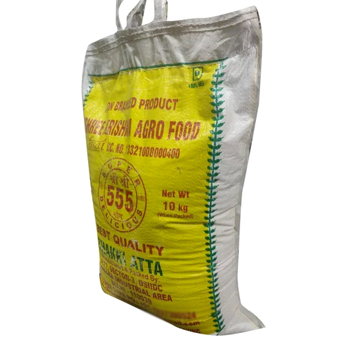 10 Kg Shree 555 Bhog Chakki Atta - Color: White