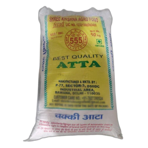 50 Kg Shree 555 Bhog Atta - Color: White