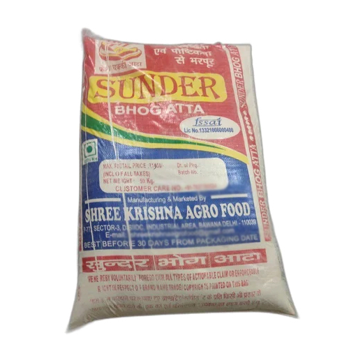 50kg Wheat Flour - Food Grade, 50kg Packet | Bright White Color, Ideal for Cooking and Baking, Meticulously Processed for Purity