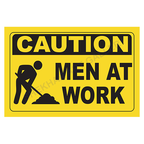 High Quality Safety Signage Display Board - Color: Yellow