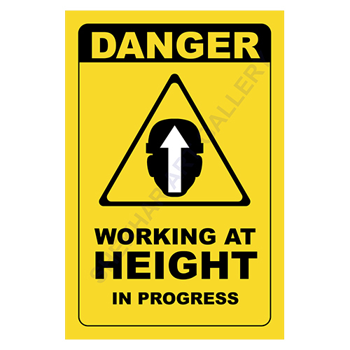 High Quality Safety Signage Display Board - Color: Yellow