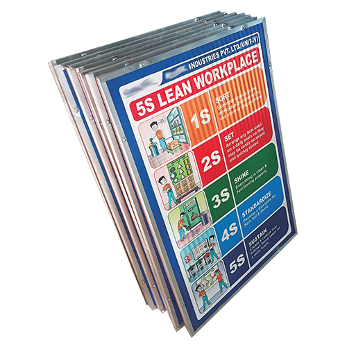 Customized Reflective Safety Display Board With Frame - Color: Blue