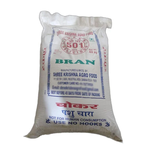 Wheat Bran Cattle Feed - Color: White