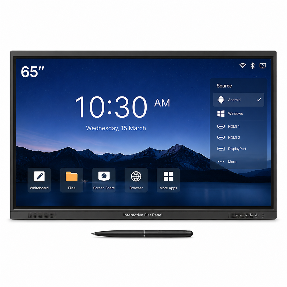 Interactive Flat Panel (Ifp)-65 Inch - Color: Black
