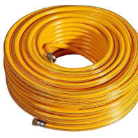 Air Hose Pipe - Rubber, 10 Mm Size, 30 Meter Length, Bright Yellow Color | Durable, Flexible For Reliable Air Transfer Applications