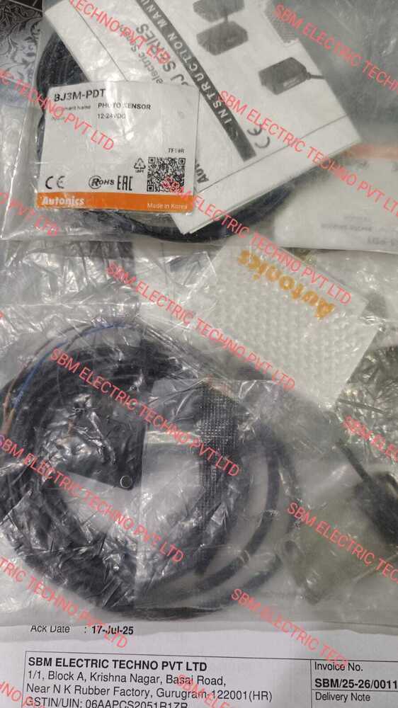 AUTONICS PHOTOELECTRIC SENSOR 12-24VDC, BJ3M-PDT