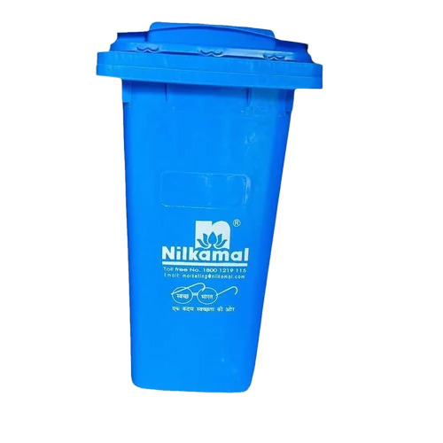 120 Ltr Nilkamal Pvc Garbage Dustbin - Color: Blue