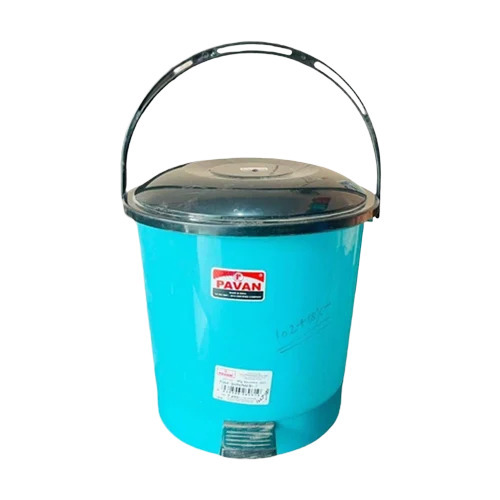 Pavan Plastic Pedal Dustbin - Capacity: 7 L Ltr