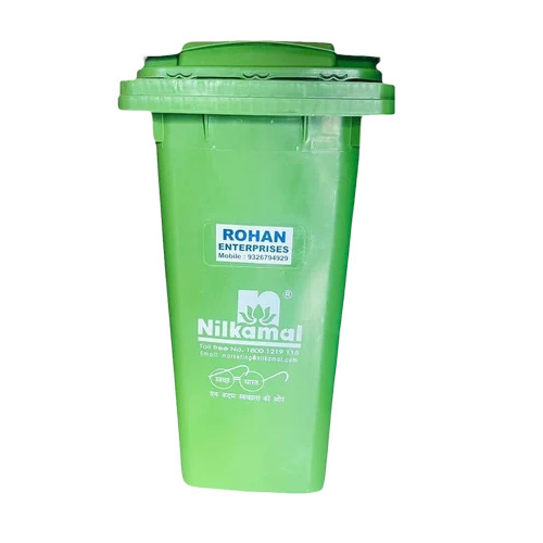 120 Ltr Nilkamal Pvc Green Dustbin - Dimension (L*W*H): 750Mm X 590Mm X 1060Mm Millimeter (Mm)