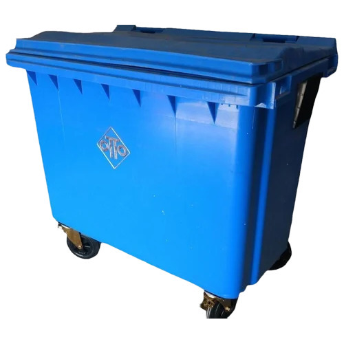 1100 Ltr Wheeled Dustbin - Color: Blue