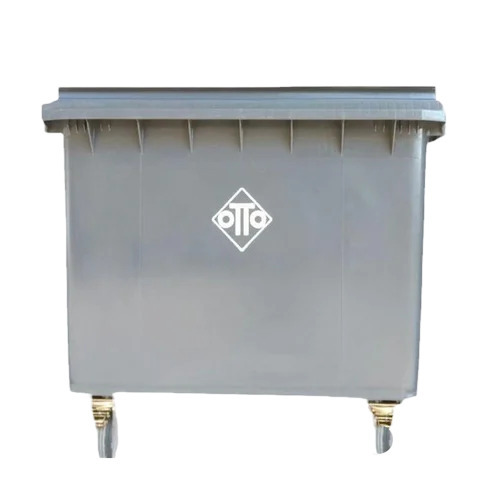 1100 Ltr Grey Wheeled Dustbin - Material: Hdpe