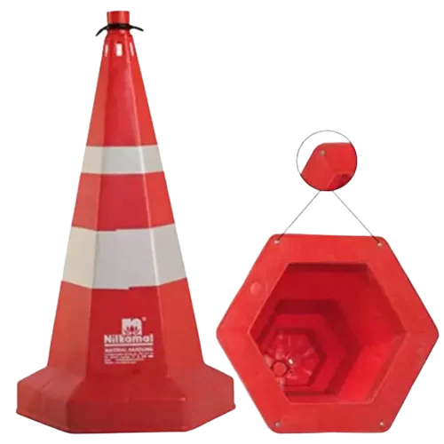 Nilkamal Plastic Reflective Traffic Cone