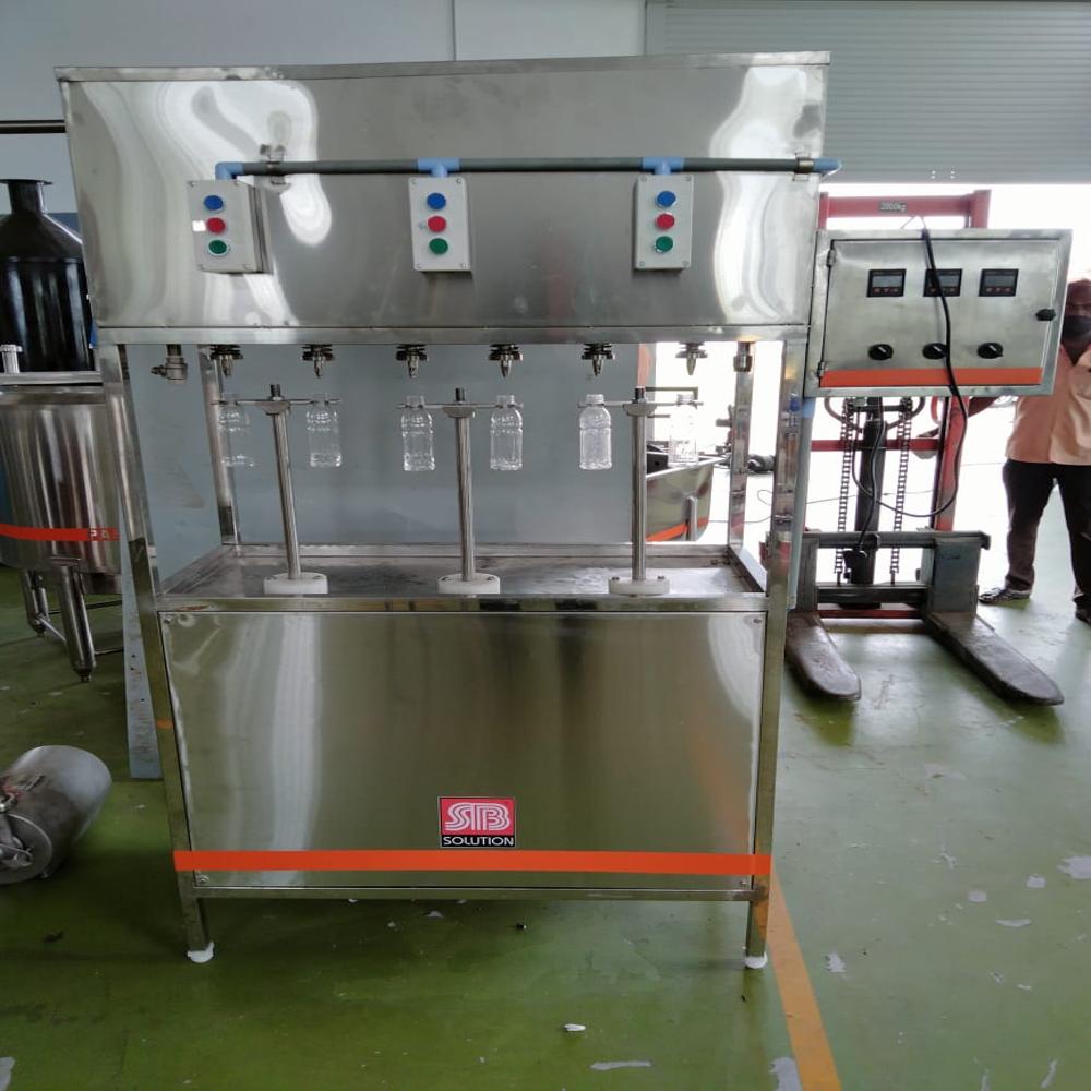 Juice Pet Bottle Filling Machine - Semi Automatic