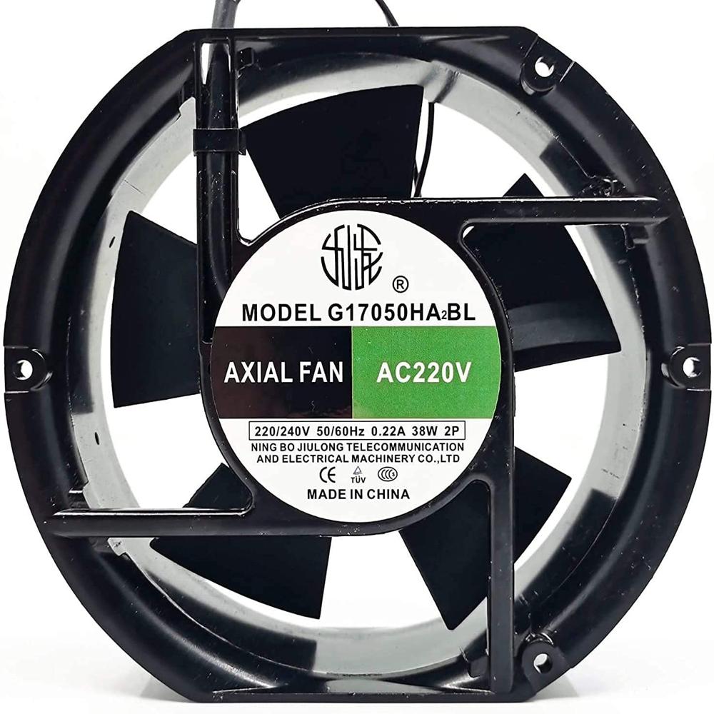 G17050ha2bl 200v Ac Axial Fan, 0.28a 17251 2wire Inverter Electric Welding Machine Fan - Color: Black